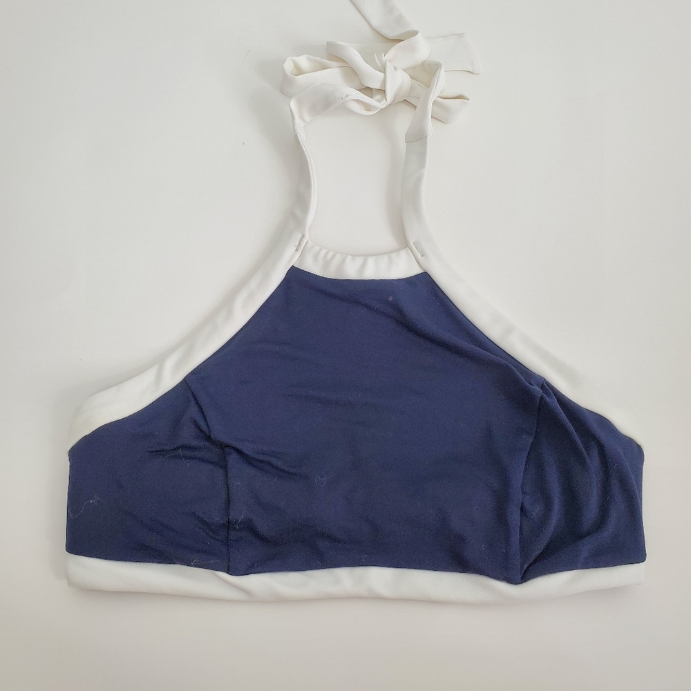 SEAFOLLY Halter Colorblock Swim Top